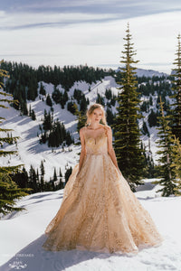 Gold Ball Gown (#Theia) - Dream Dresses by P.M.N.