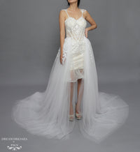 Detachable Wedding Overskirt (#Nova) - Dream Dresses by P.M.N.