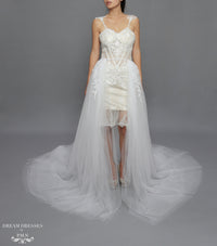 Detachable Wedding Overskirt (#Nova) - Dream Dresses by P.M.N.