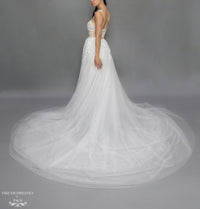 Detachable Wedding Overskirt (#Nova) - Dream Dresses by P.M.N.