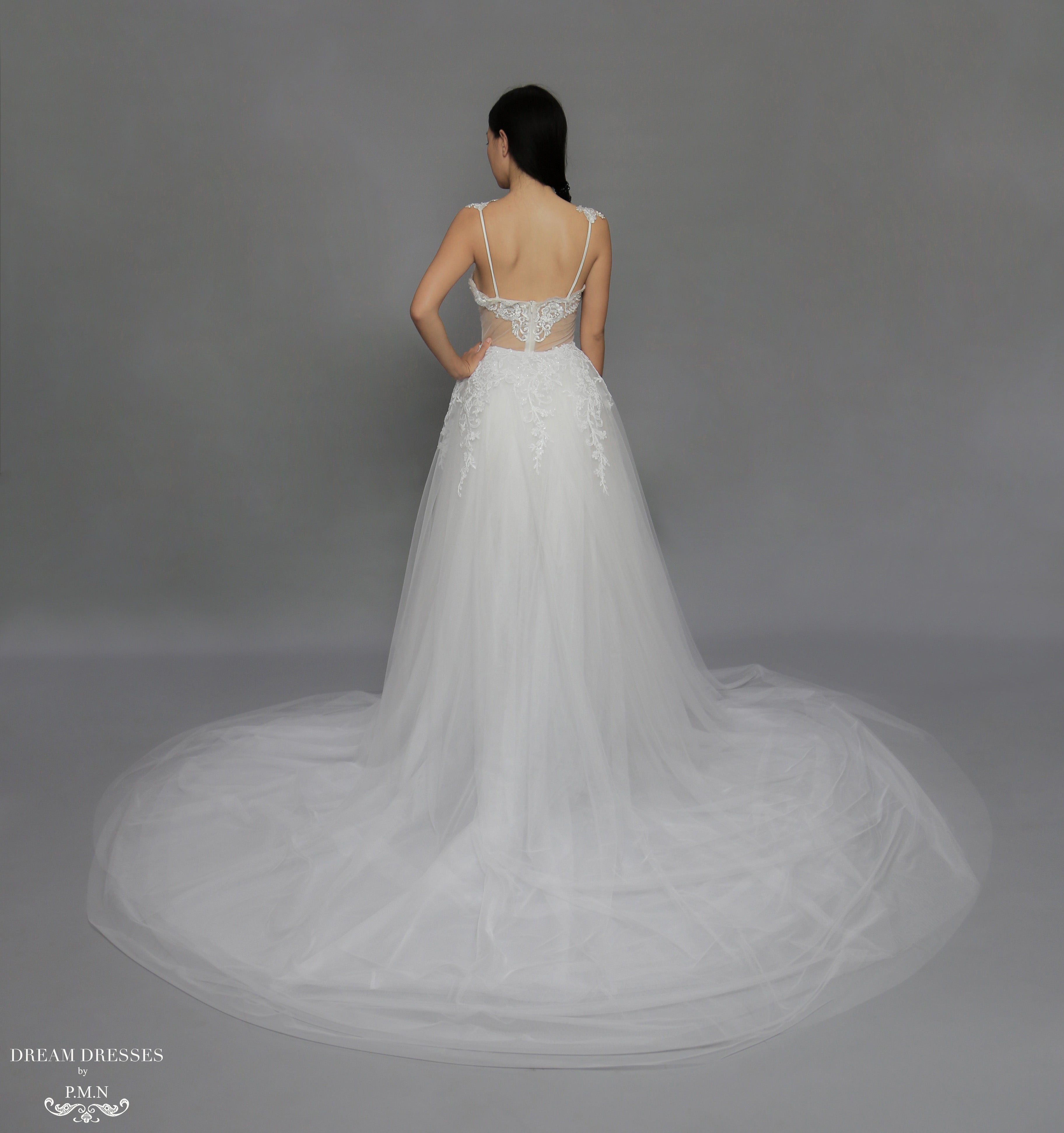 Detachable Wedding Overskirt (#Nova)