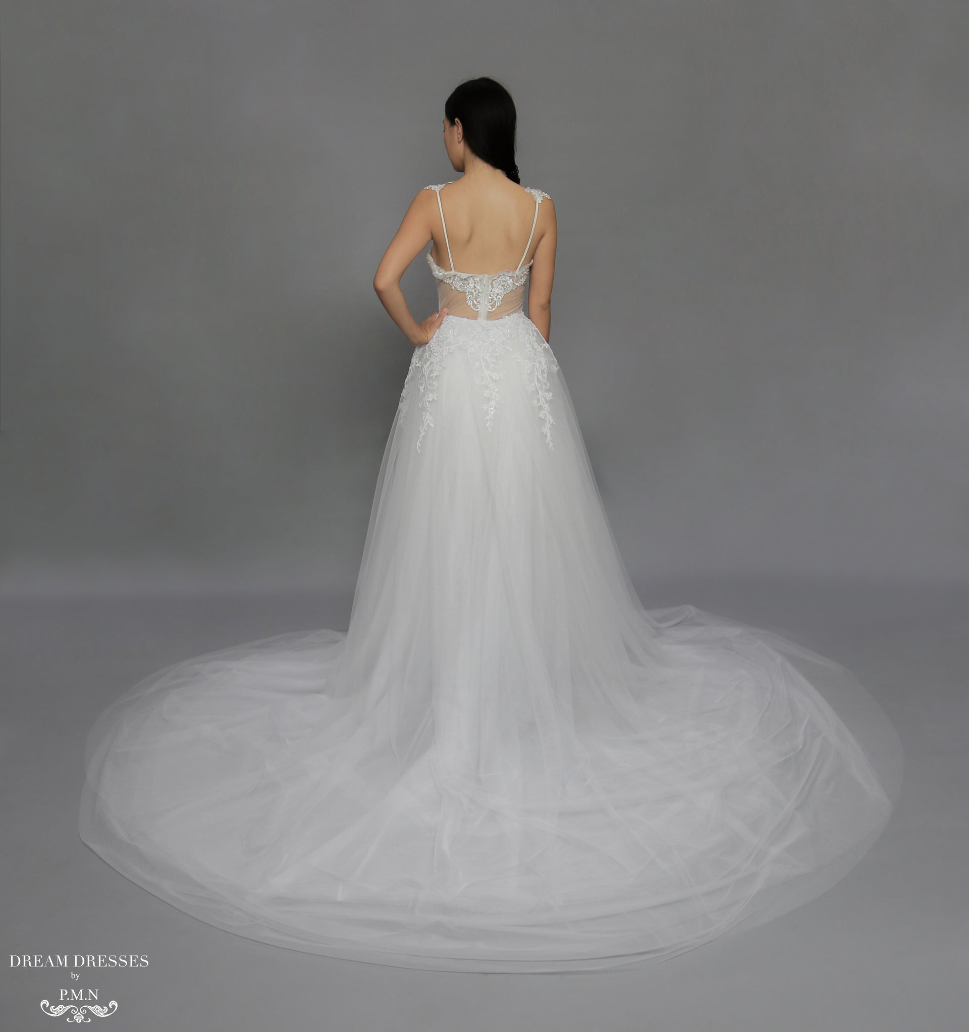 Detachable Wedding Overskirt (#Nova) - Dream Dresses by P.M.N.