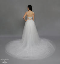 Detachable Wedding Overskirt (#Nova) - Dream Dresses by P.M.N.