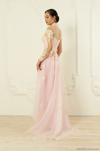 Pink Bridal Ao Dai | Modern Vietnamese Bridal Dress (#MYLAH) - Dream Dresses by P.M.N.