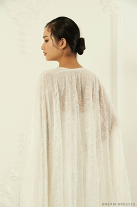 Sparkling Bridal Cape (#ELIANA) - Dream Dresses by P.M.N.