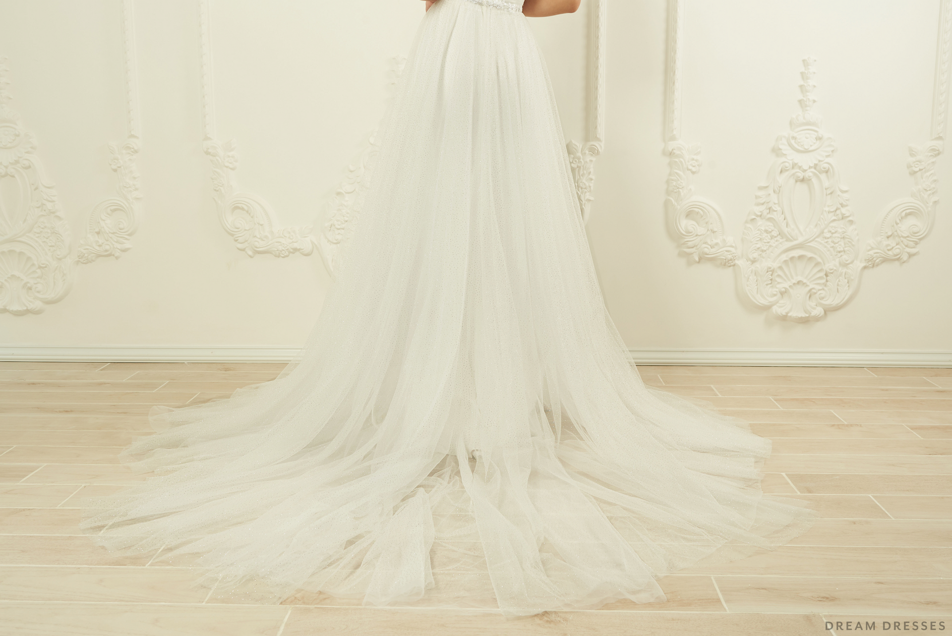 Detachable Wedding Dress Overskirt (#Priya) - Dream Dresses by P.M.N.