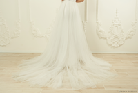 Detachable Wedding Dress Overskirt (#Priya) - Dream Dresses by P.M.N.