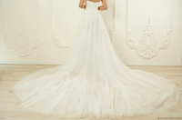 Lace Detachable Bridal Train (#Callie) - Dream Dresses by P.M.N.