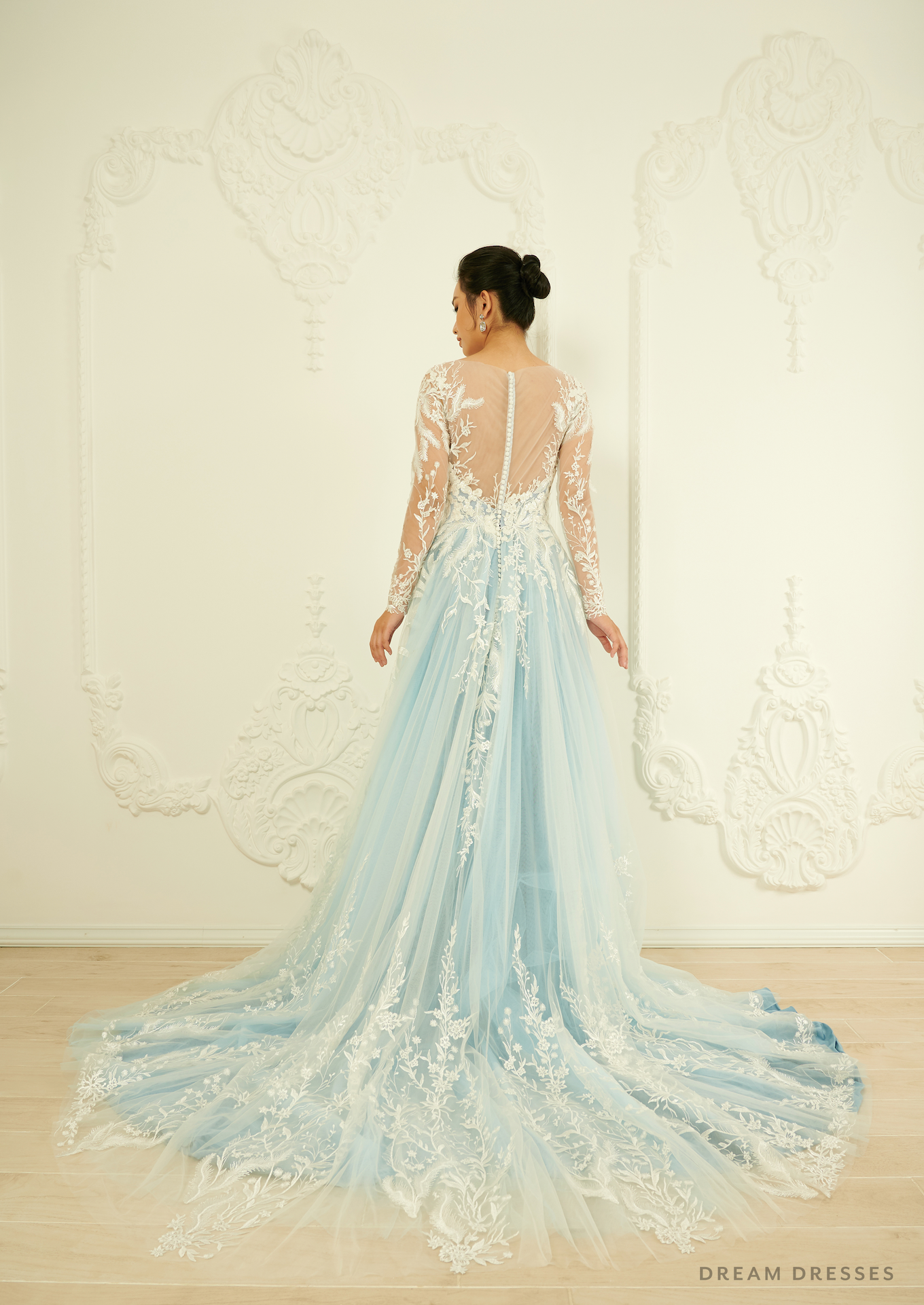 Blue Wedding Dress (#Madeleine)