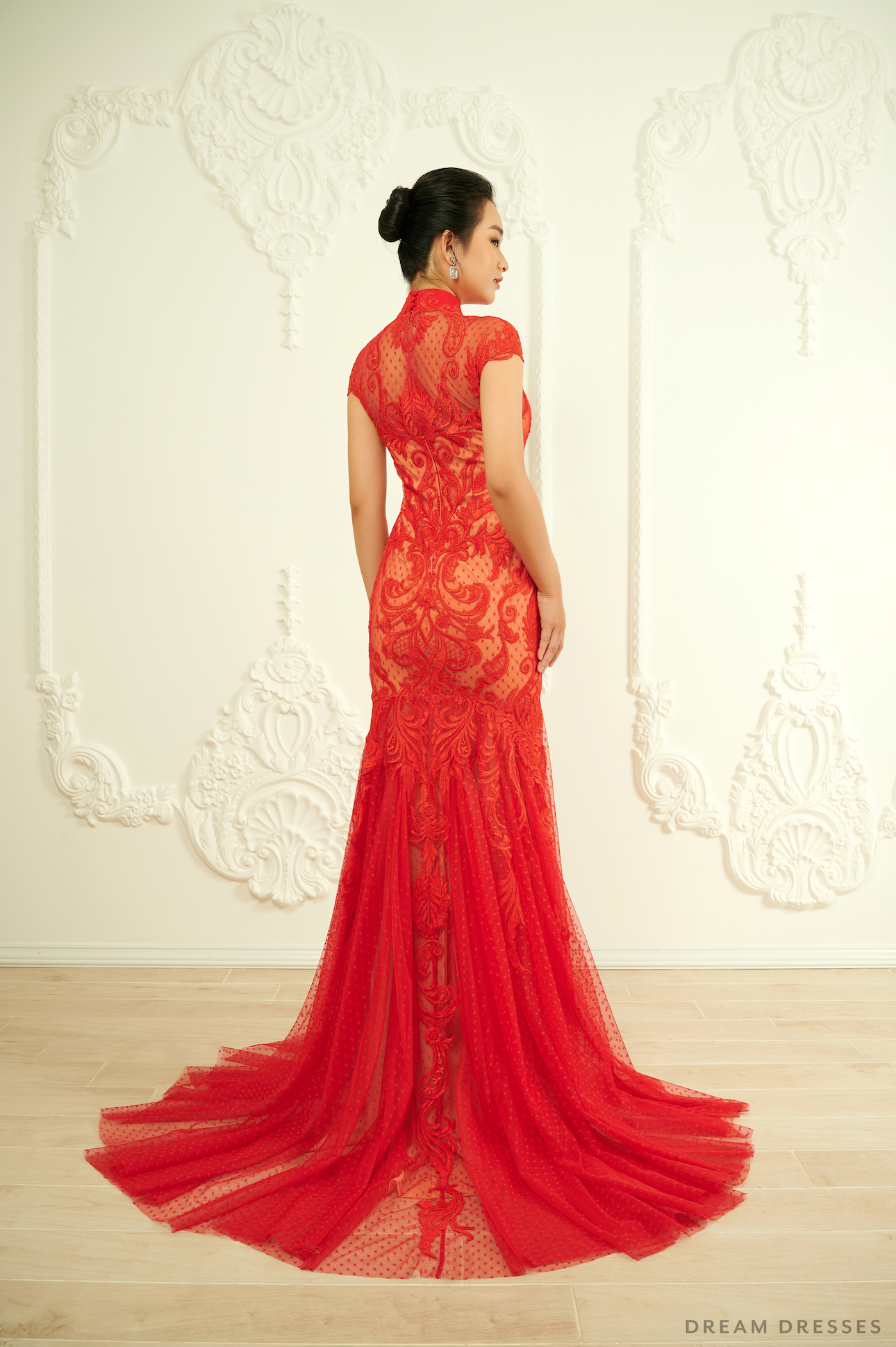 Chinese Inspired Red Wedding Dress (#Yanlin) - Dream Dresses by P.M.N.