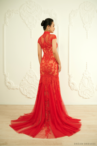 Chinese Inspired Red Wedding Dress (#Yanlin) - Dream Dresses by P.M.N.