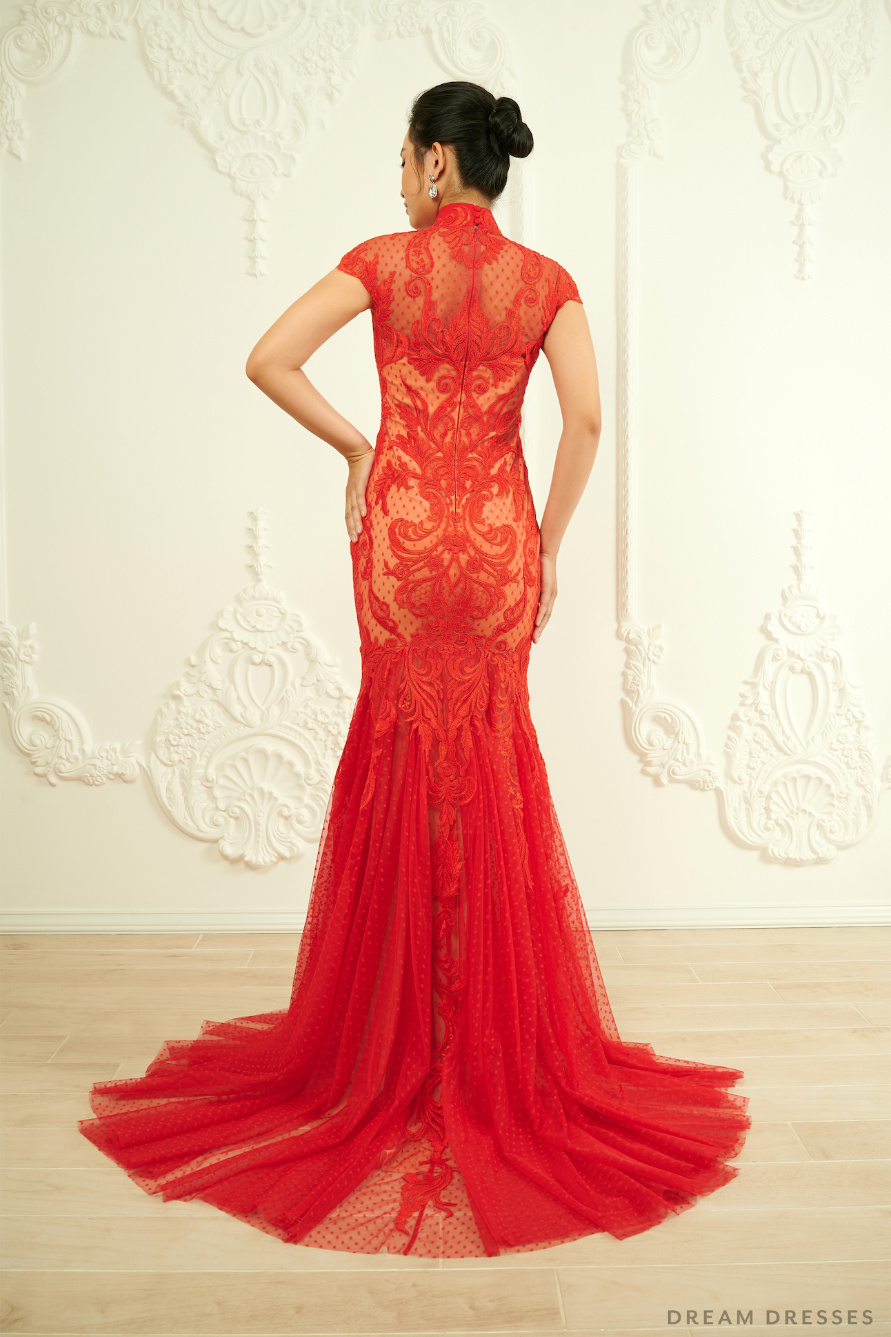Chinese Inspired Red Wedding Dress (#Yanlin)