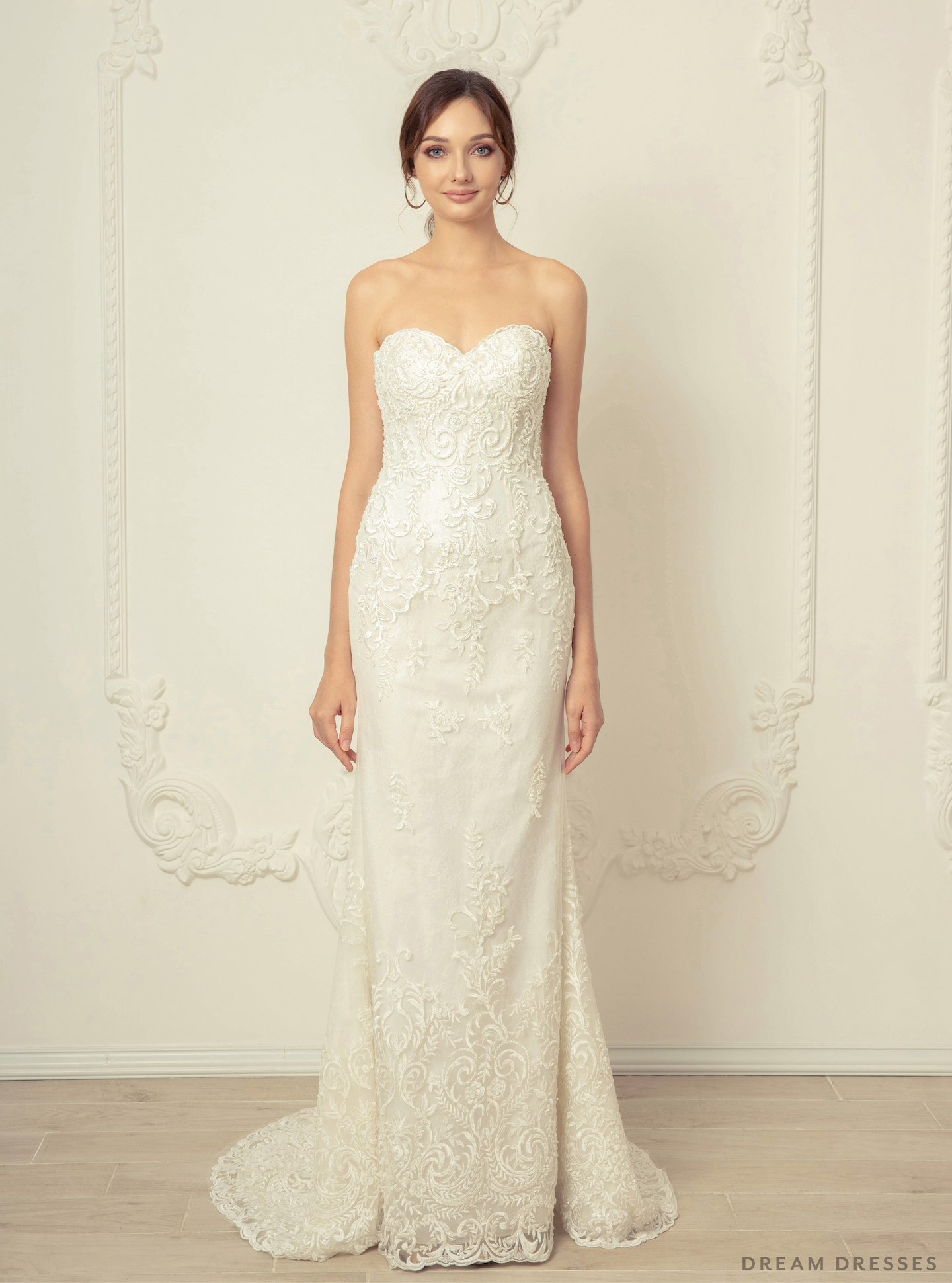 Lace Mermaid Wedding Dress (#Luciana) - Dream Dresses by P.M.N.