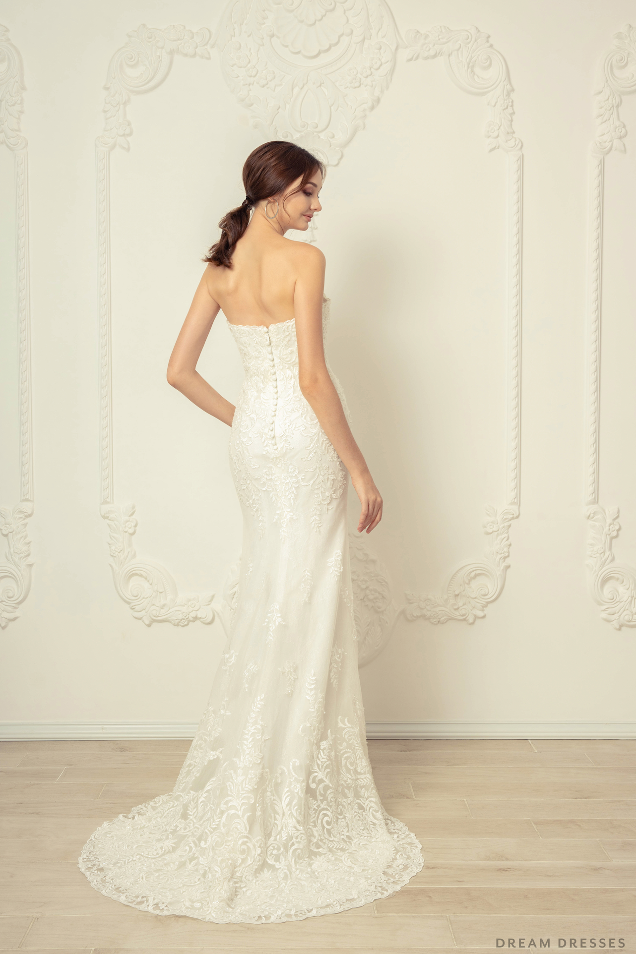Lace Mermaid Wedding Dress (#Luciana) - Dream Dresses by P.M.N.