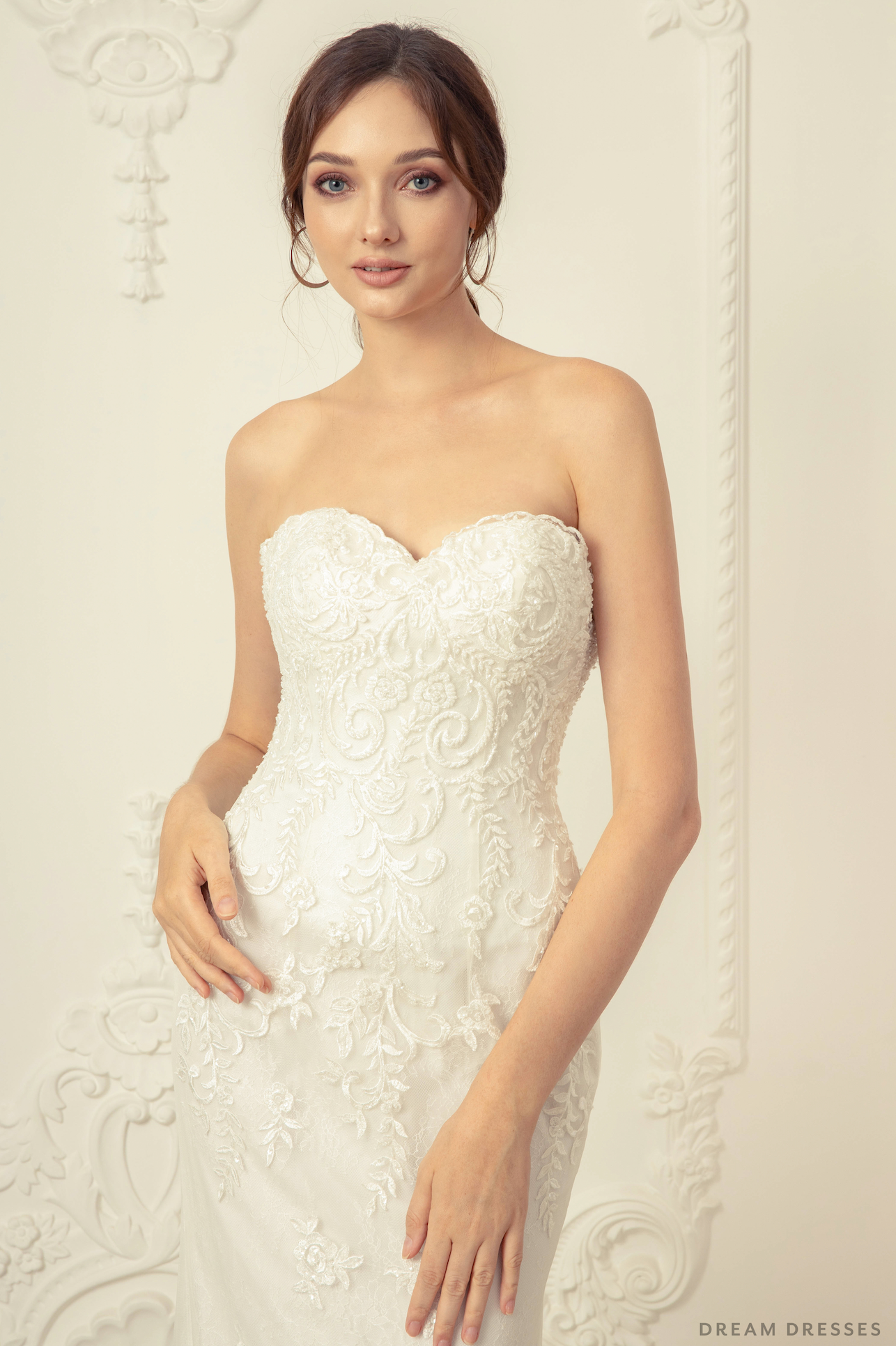Lace Mermaid Wedding Dress (#Luciana) - Dream Dresses by P.M.N.