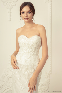 Lace Mermaid Wedding Dress (#Luciana) - Dream Dresses by P.M.N.