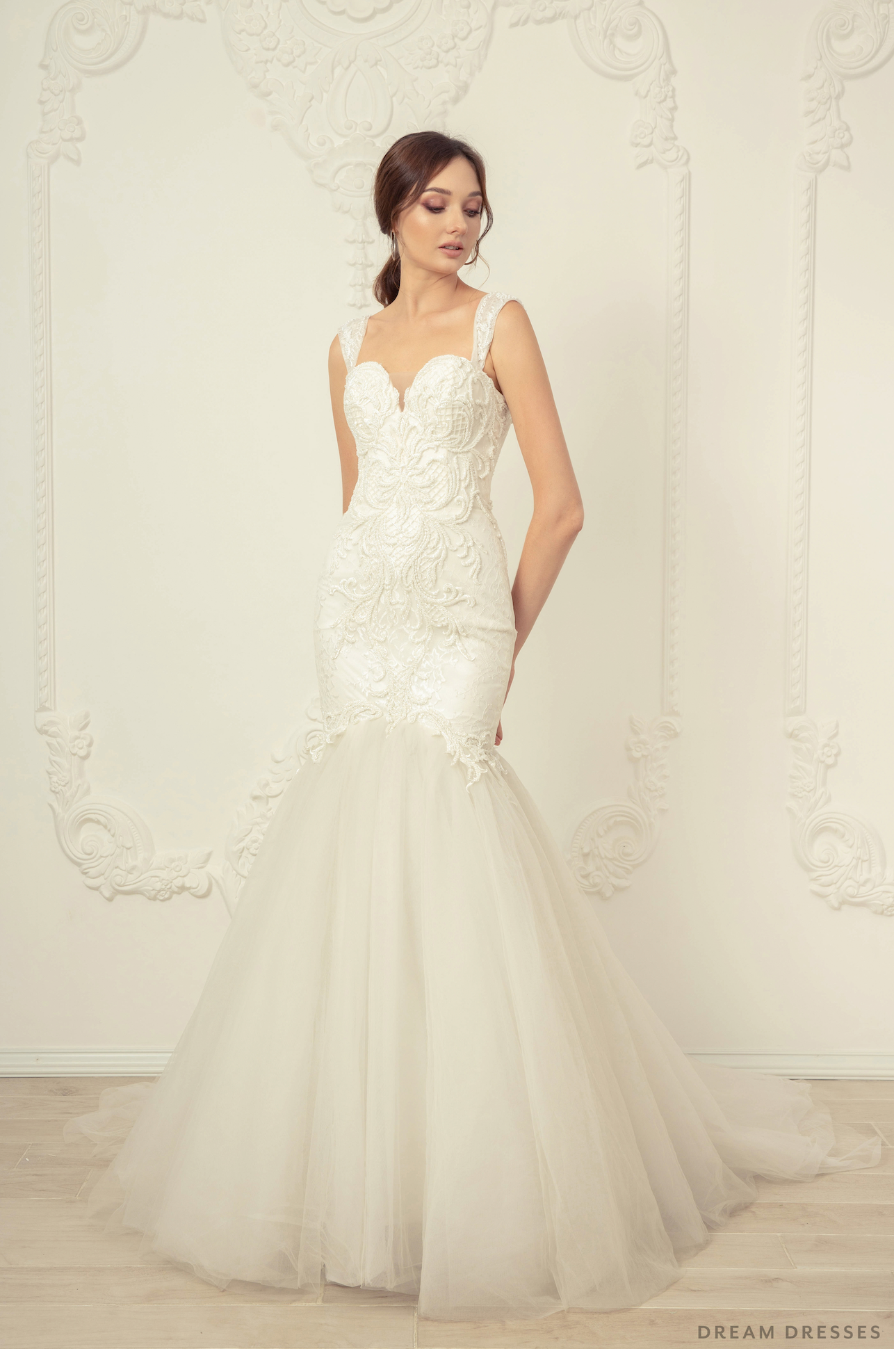 Luxury Trumpet Wedding Dress (#Bianca)