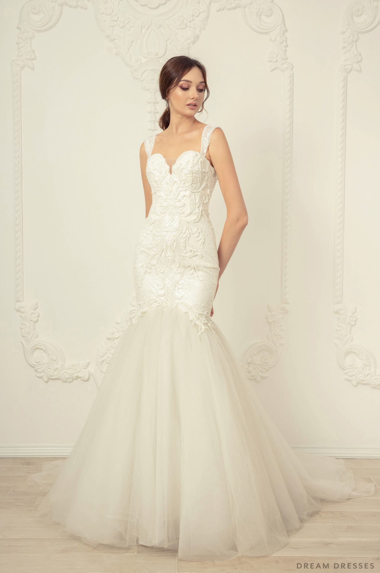 Luxury Trumpet Wedding Dress (#Bianca) - Dream Dresses by P.M.N.