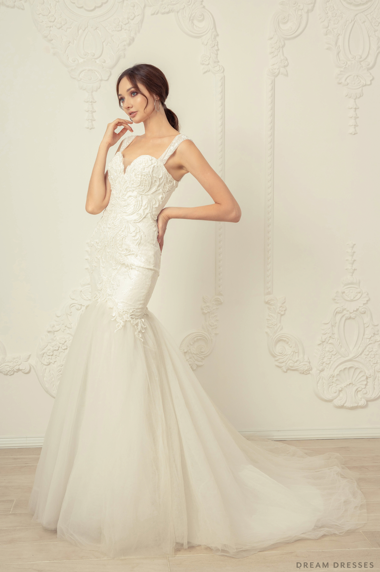 Luxury Trumpet Wedding Dress (#Bianca)