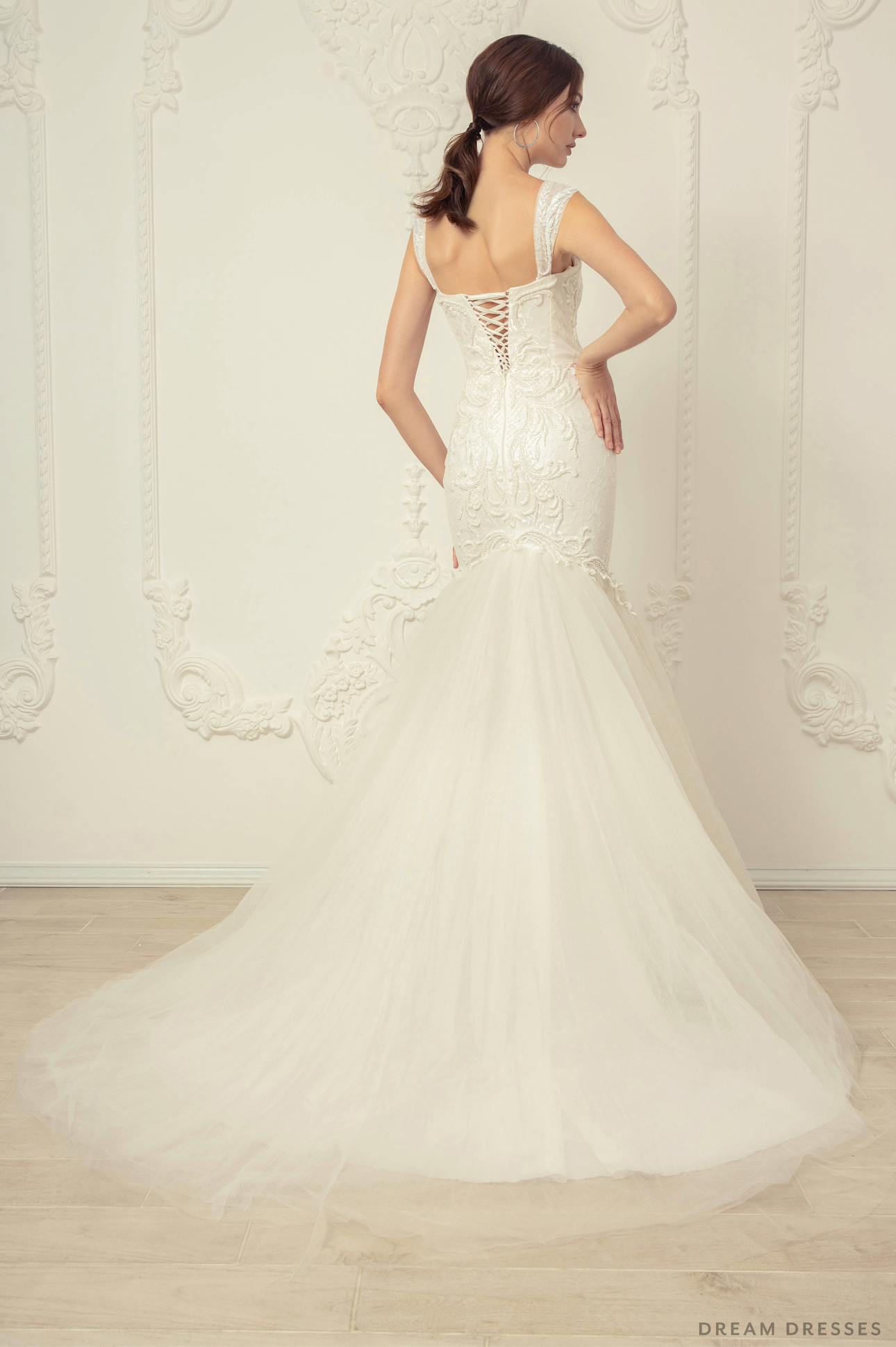 Luxury Trumpet Wedding Dress (#Bianca)