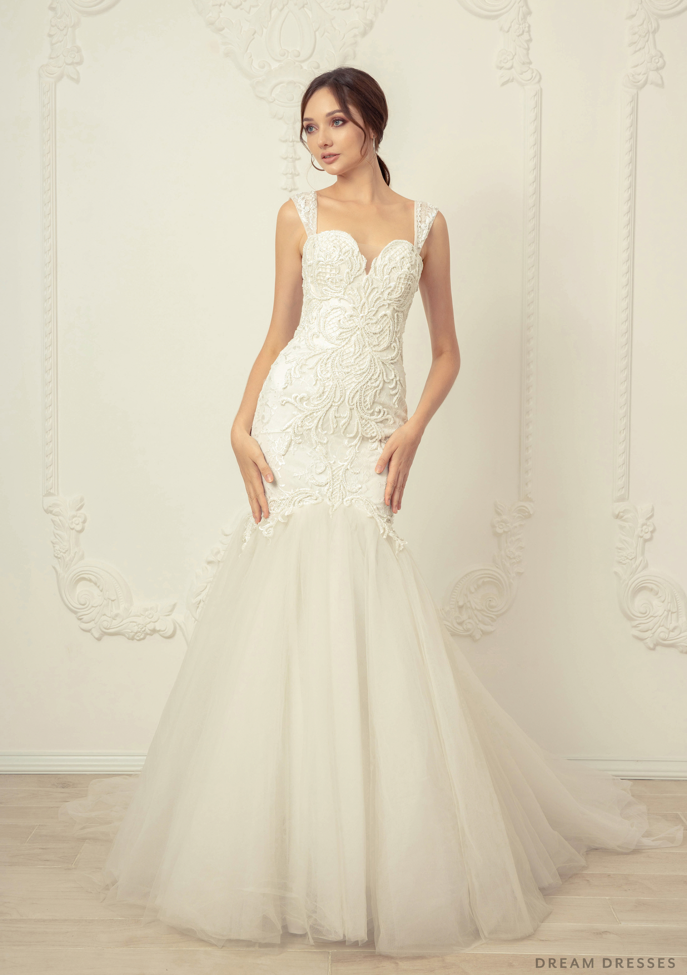 Luxury Trumpet Wedding Dress (#Bianca)