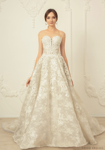 A-line Lace Wedding Dress (#Emily)