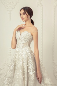 A-line Lace Wedding Dress (#Emily) - Dream Dresses by P.M.N.