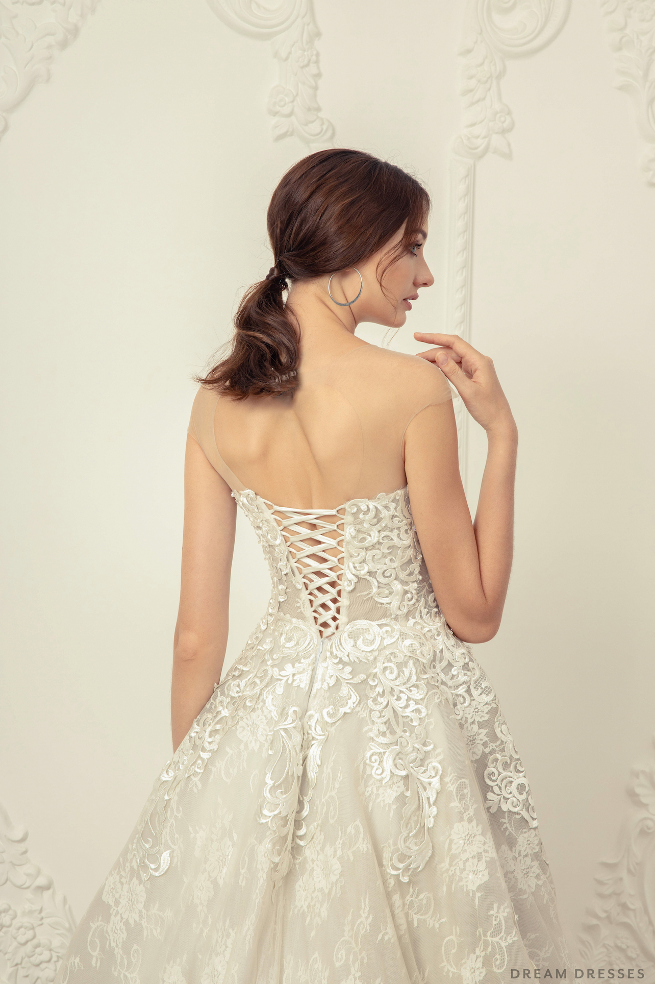 A-line Lace Wedding Dress (#Emily)