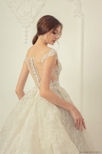 Lace Ball Gown Wedding Dress (#Vallea) - Dream Dresses by P.M.N.
