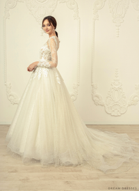 Long Sleeves Lace Wedding Dress (#Jolanda) - Dream Dresses by P.M.N.