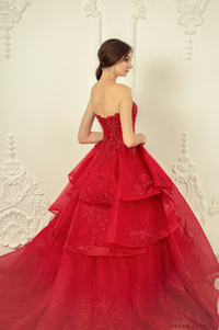 Red Ball Gown Wedding Dress (#Imilia) - Dream Dresses by P.M.N.