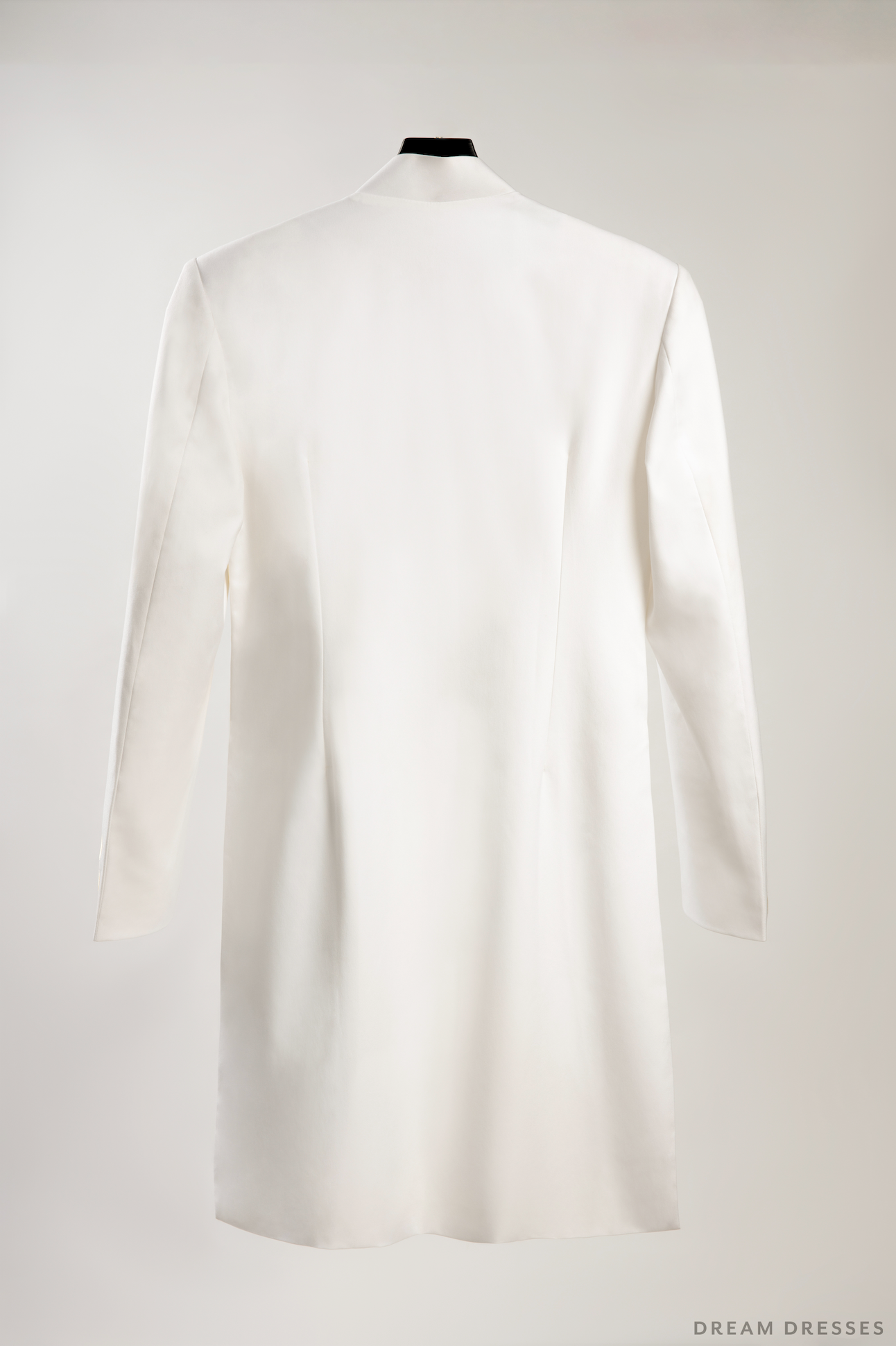 White Groom Ao Dai Jacket with Dragon Embroidery | Vietnamese Ao Dai (#Han) - Dream Dresses by P.M.N.