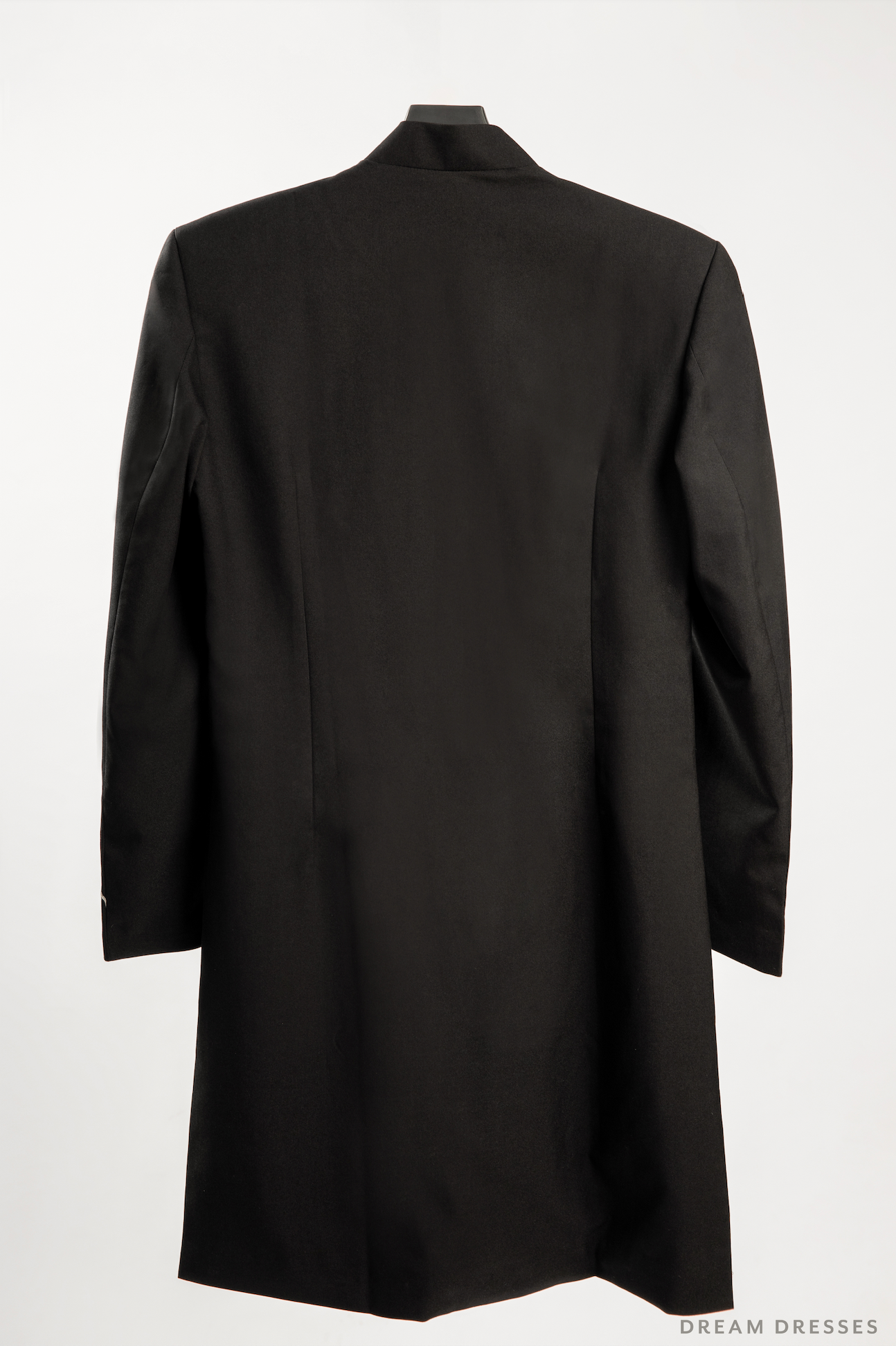 Black Groom Ao Dai Jacket with Dragon Embroidery | Vietnamese Ao Dai (#Shin) - Dream Dresses by P.M.N.