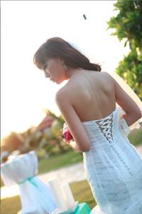 Custom Mermaid Wedding Dress With Lace Up Back (Style PRISCILLA #PB071) - Dream Dresses by P.M.N
 - 4