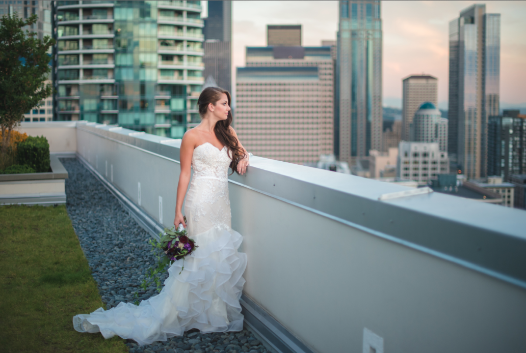 Lace Over Tulle Tiered Mermaid Gown (#Chloe)