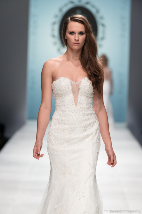 Strapless Plunging Neckline Mermaid Wedding Dress (Style Rosaleen #PB252) - Dream Dresses by P.M.N
 - 1