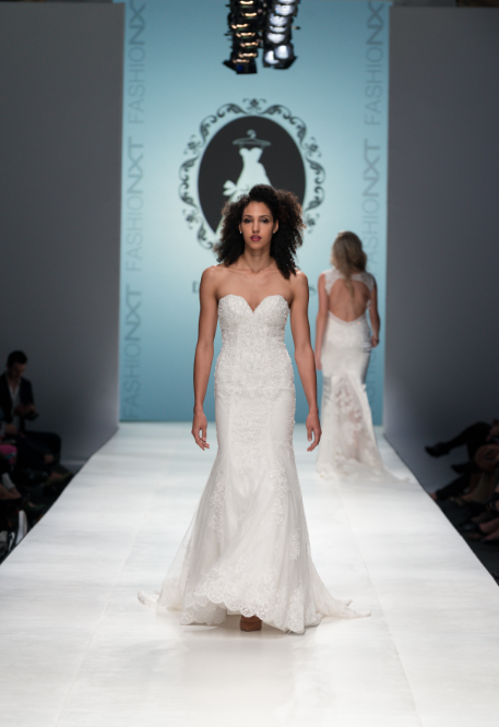Keyhole Back Wedding Dress with Swarovski Beaded (Style #PB1945) - Dream Dresses by P.M.N
 - 6