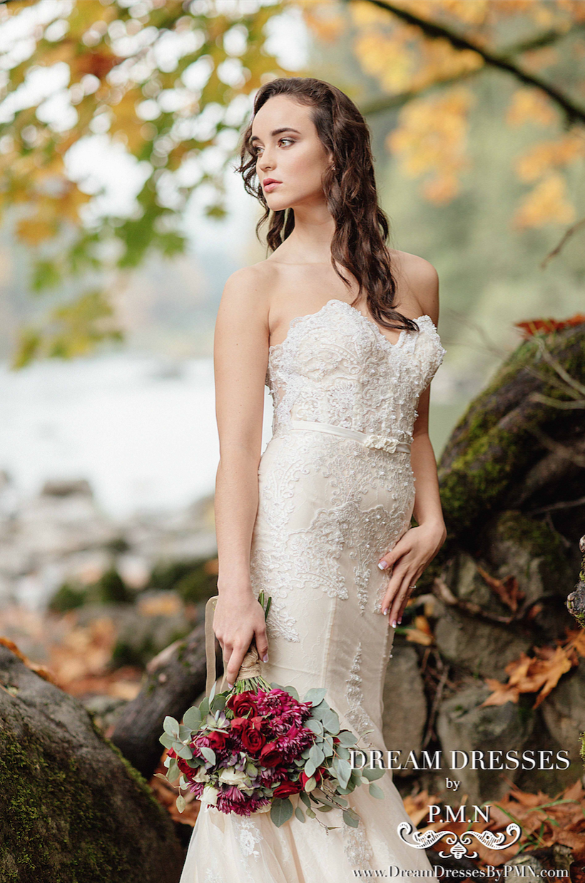 Mermaid Wedding Dress With Cathedral Train (#Alexia)