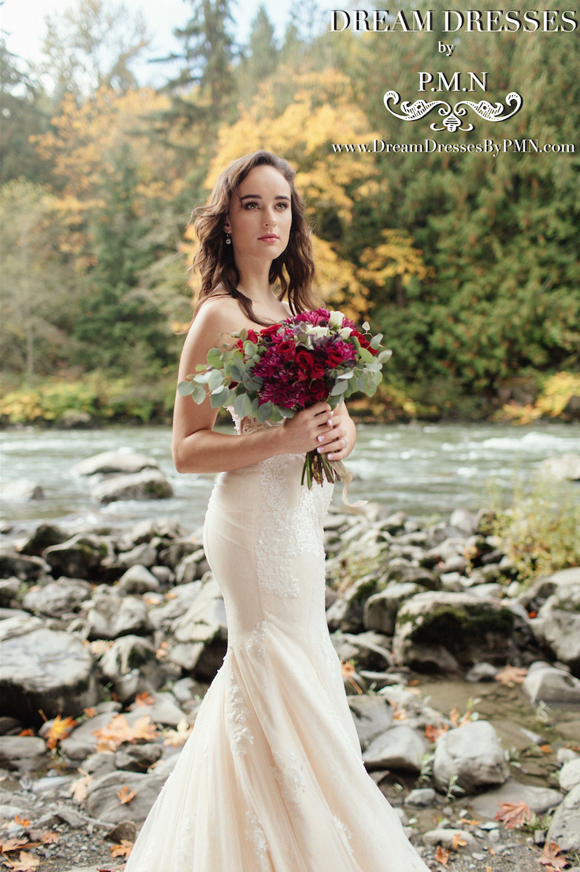 Mermaid Wedding Dress With Cathedral Train (#Alexia)