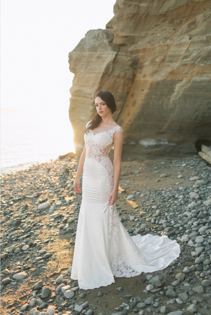 Sheath Lace Wedding Dress (Style #SS16314)