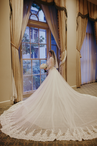 Detachable Cathedral Wedding Train (#Tessa) - Dream Dresses by P.M.N.
