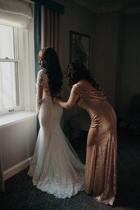 Illusion Neckline Wedding Dress (#Tessia) - Dream Dresses by P.M.N
 - 5