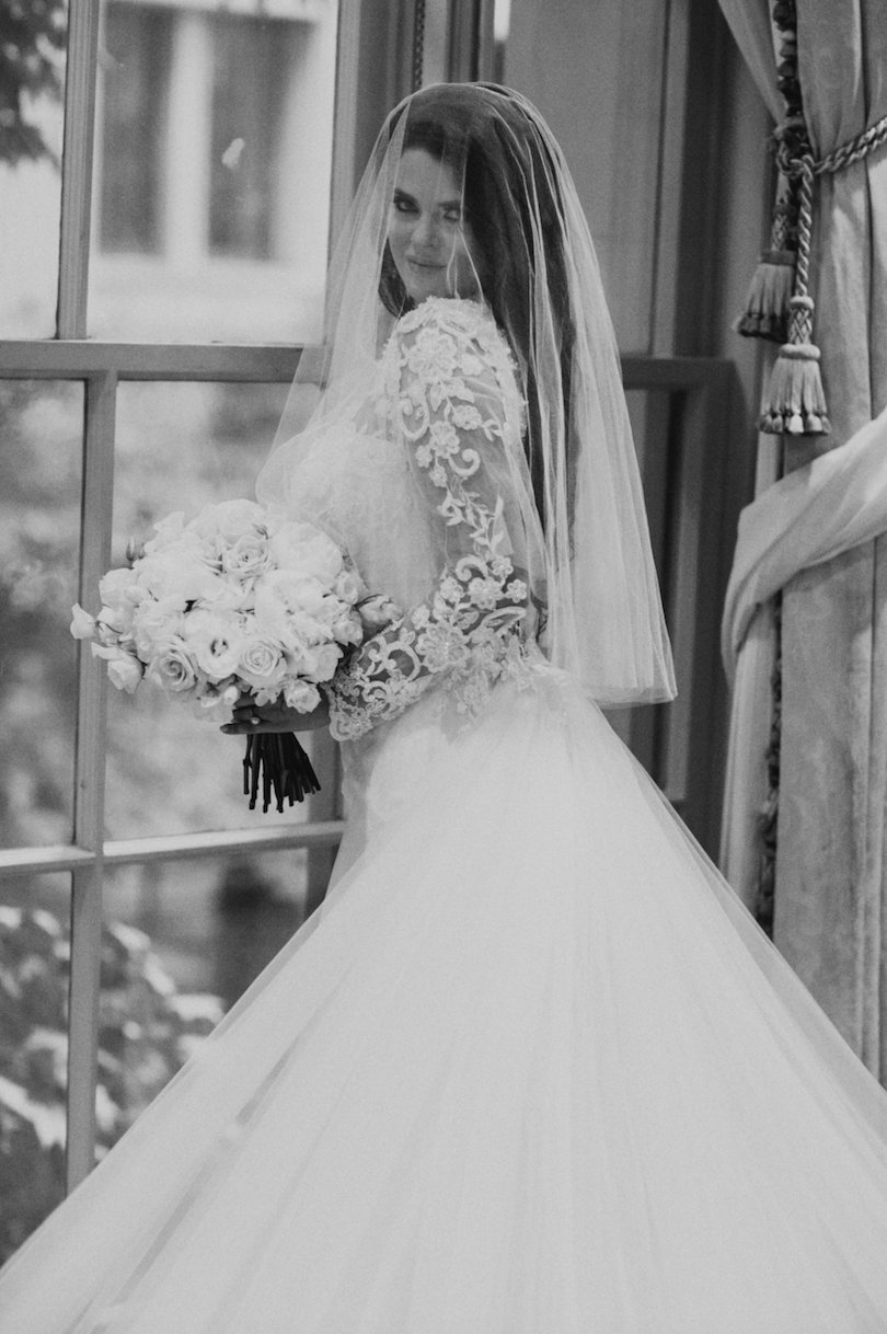 Illusion Neckline Wedding Dress (#Tessia)