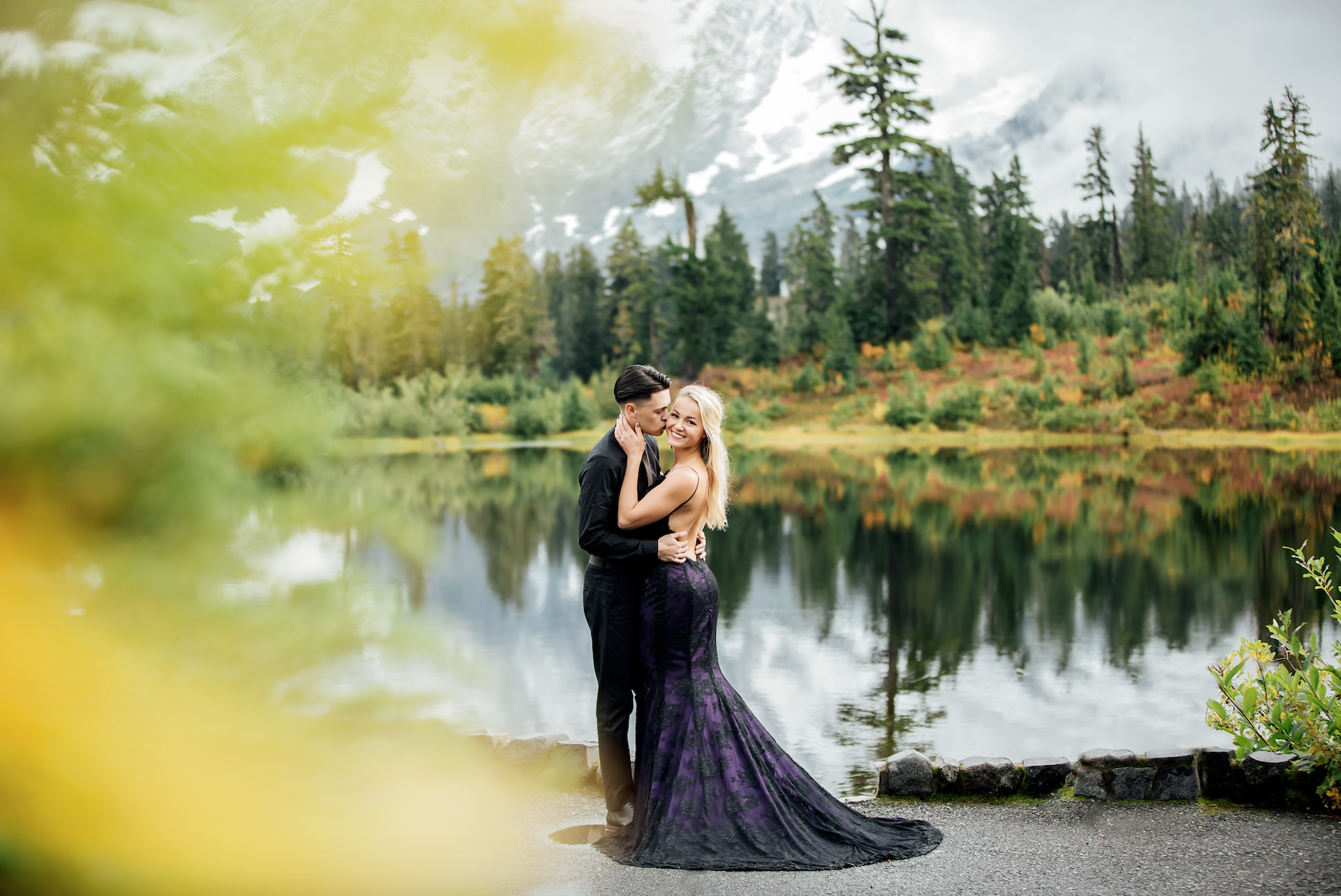 Detachable Black and Purple Gown (#Maia ) - Dream Dresses by P.M.N
 - 6