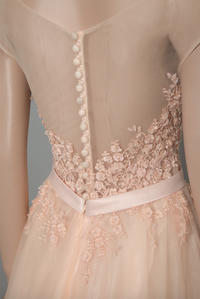 Blush Pink Tulle Gown (#Joie) - Dream Dresses by P.M.N
 - 5