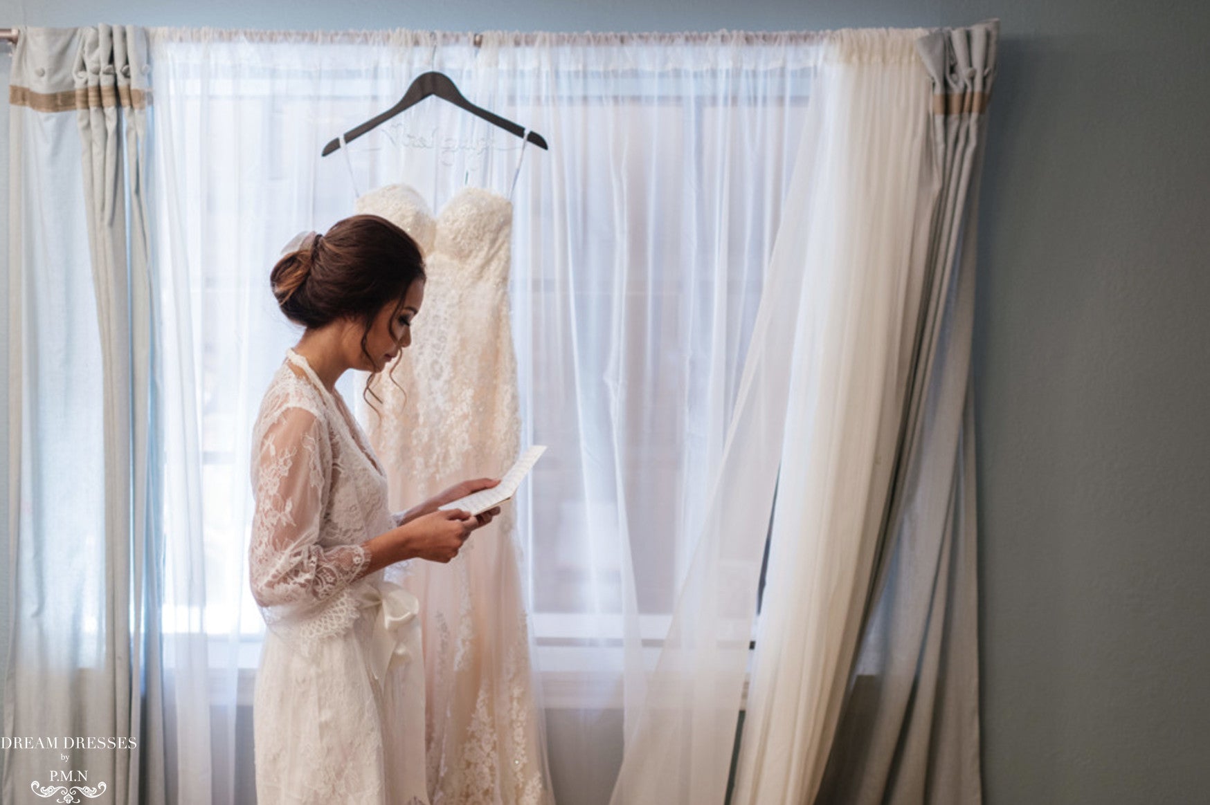 Bridal Lace Robe (#Ganya)