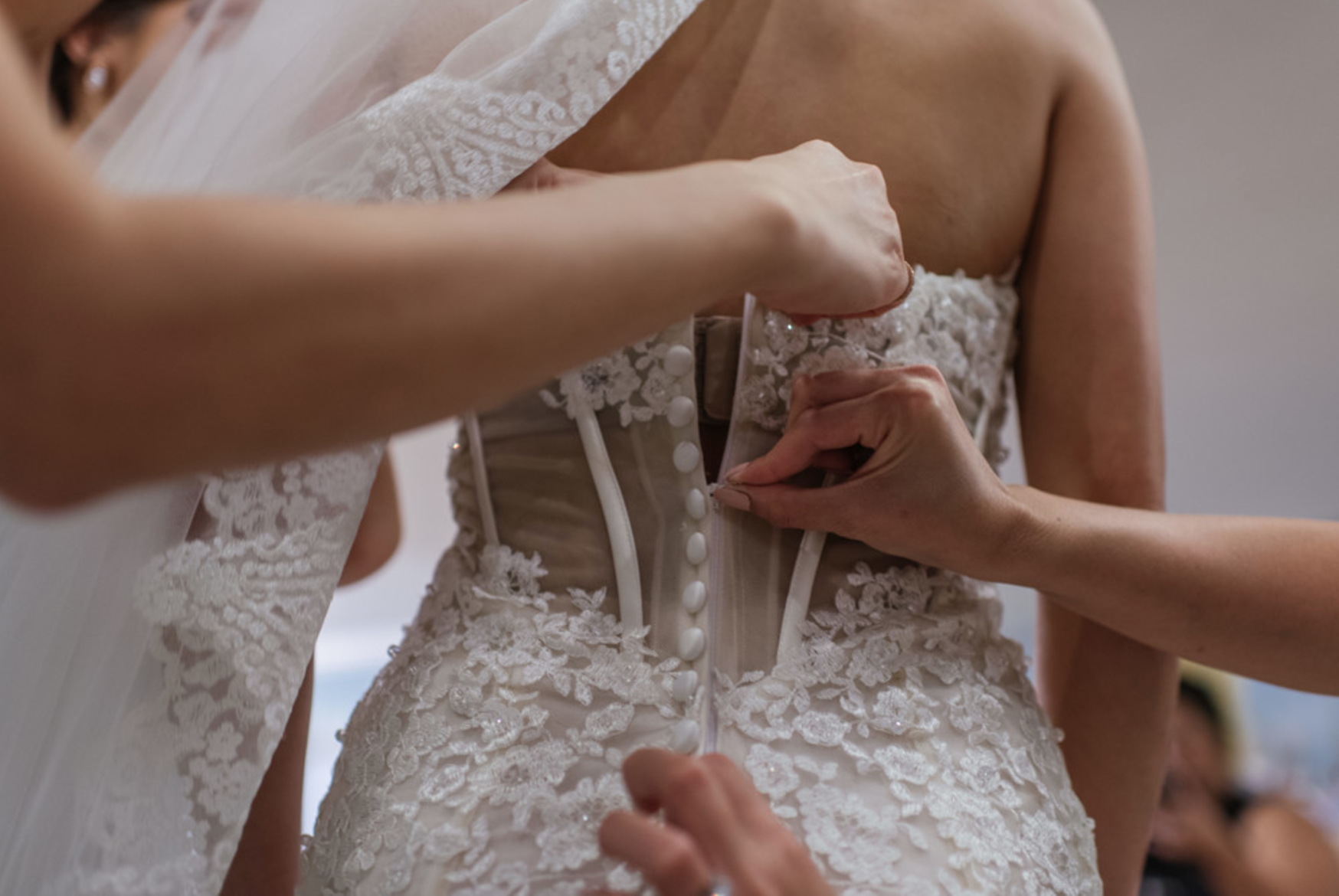 Lace Mermaid Wedding Dress With illusion Back (#Halette) - Dream Dresses by P.M.N.