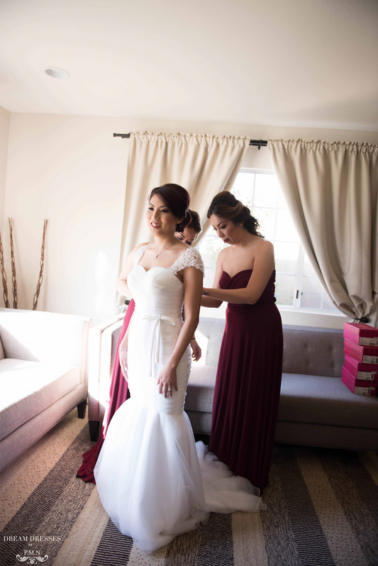 Tulle Trumpet Wedding Dress (#Jennifer) - Dream Dresses by P.M.N.