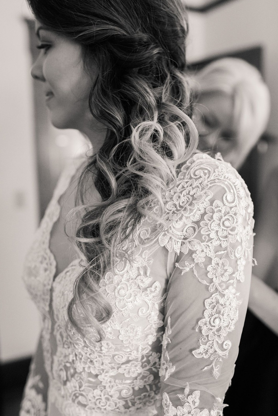 Long Sleeve Satin Wedding Dress (#Lindsey) - Dream Dresses by P.M.N.