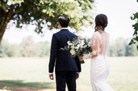 Long Sleeve Satin Wedding Dress (#Lindsey) - Dream Dresses by P.M.N.